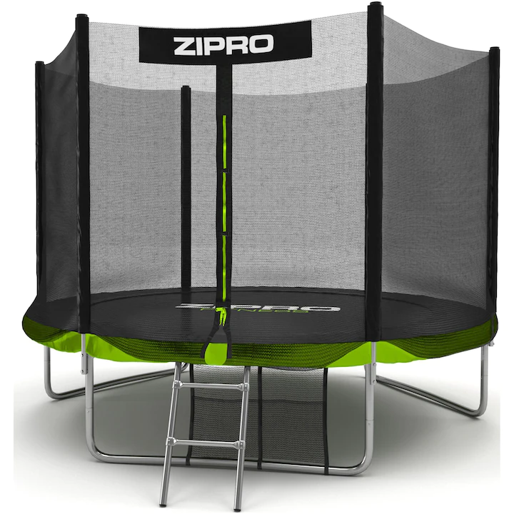 Trambulina Zipro Jump Pro, cu plasa de protectie exterioara, 312 cm